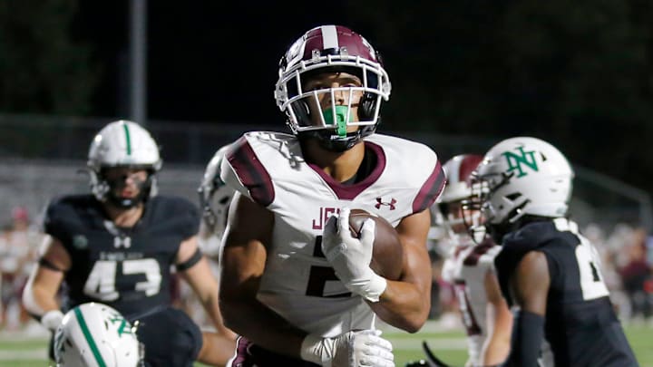 Jenks running back Kaydin Jones 