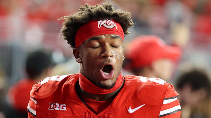 Ohio State Buckeyes defensive back Caleb Downs