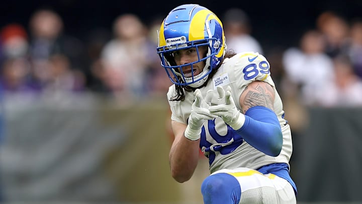 Tyler Higbee es el ala cerrada titular de los Rams 