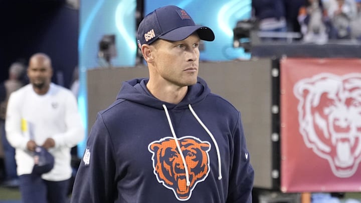 Chicago Bears head coach Ben Johnson