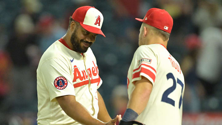 Texas Rangers v Los Angeles Angels Texas Rangers v Los Angeles Angels