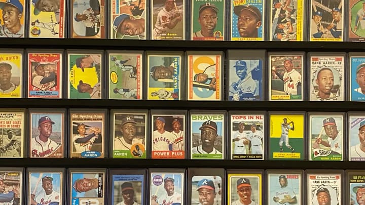 Hank Aaron's career in baseball cards, 1954-1976 Hank Aaron's career in baseball cards, 1954-1976