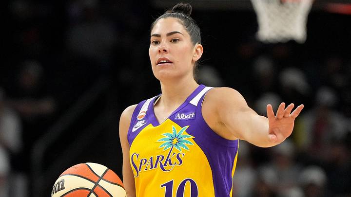 Sparks guard Kelsey Plum suffered an ankle sprain in practice. Sparks guard Kelsey Plum suffered an ankle sprain in practice.