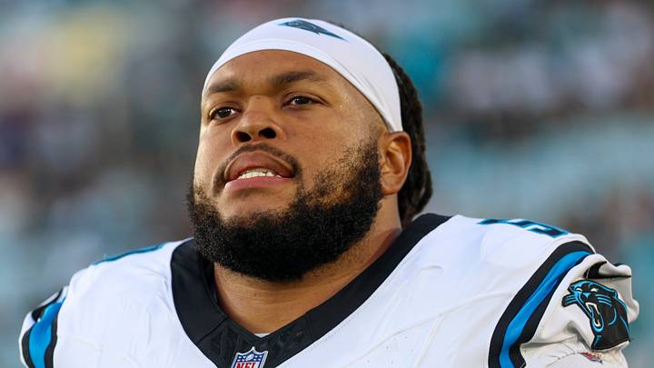 Carolina Panthers offensive lineman Robert Hunt 