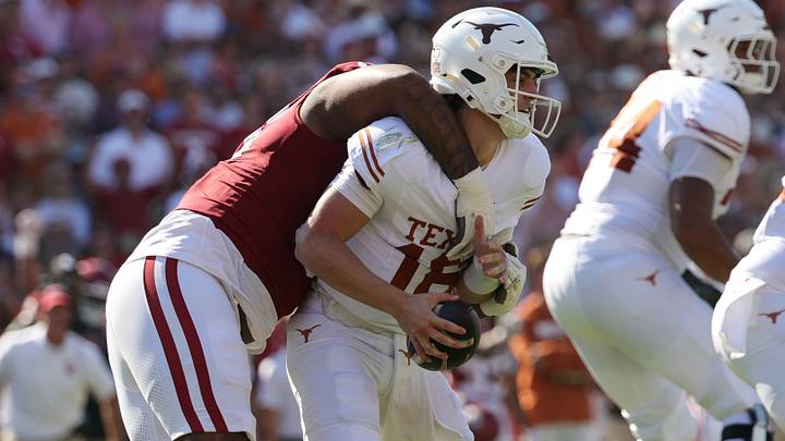 Texas quarterback Arch Manning faces Oklahoma as his 2027 NFL Draft rivals make their case. Texas quarterback Arch Manning faces Oklahoma as his 2027 NFL Draft rivals make their case.