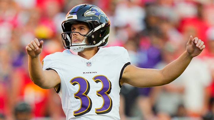 Baltimore Ravens kicker Tyler Loop Baltimore Ravens kicker Tyler Loop