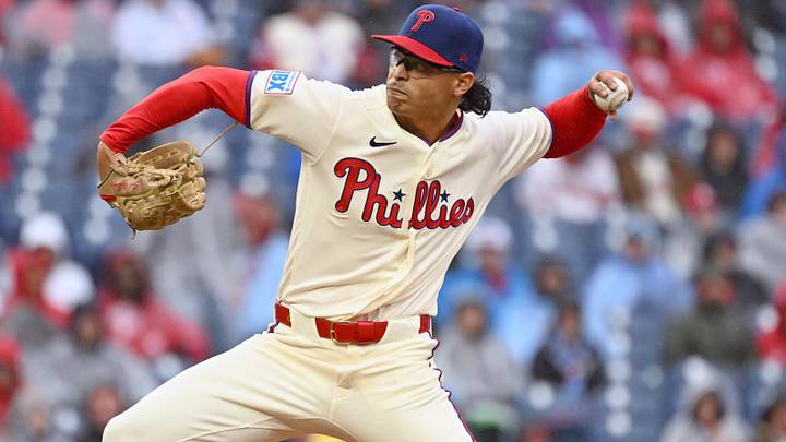 Sep 27, 2026; Philadelphia, Pennsylvania, USA; Philadelphia Phillies starting pitcher Jesus Luzardo throws a pitch during the eighth inning against the Tampa Bay Rays at Citizens Bank Park. Mandatory Credit: Eric Hartline-Imagn Images Sep 27, 2026; Philadelphia, Pennsylvania, USA; Philadelphia Phillies starting pitcher Jesus Luzardo throws a pitch during the eighth inning against the Tampa Bay Rays at Citizens Bank Park. Mandatory Credit: Eric Hartline-Imagn Images