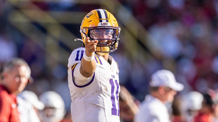 LSU quarterback Michael Van Buren