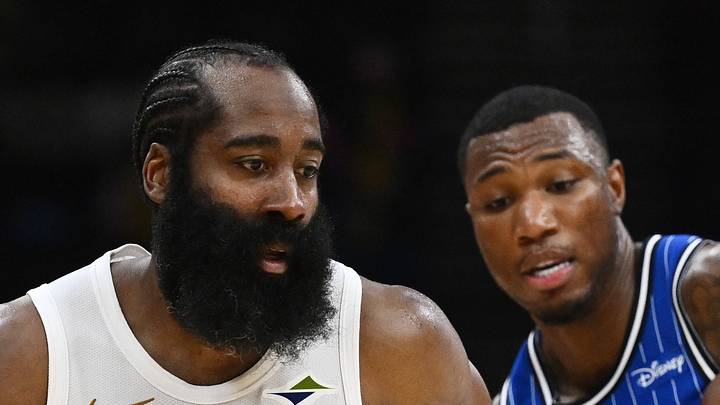 Cleveland Cavaliers guard James Harden drives to the basket against against the Orlando Magic. Cleveland Cavaliers guard James Harden drives to the basket against against the Orlando Magic.