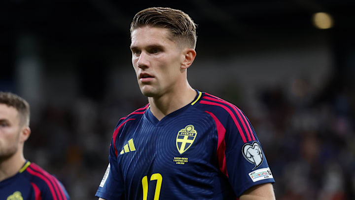 Viktor Gyökeres played the full 90 minutes of Sweden’s 2–0 defeat to Kosovo on Monday.