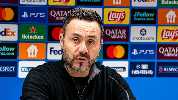 Roberto De Zerbi a parfois dû composer avec les moyens du bord.