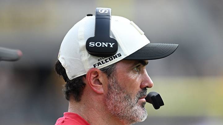 Sep 13, 2026; Pittsburgh, Pennsylvania, USA;  Atlanta Falcons head coach Kevin Stefanski during the third quarter against the Pittsburgh Steelers at Acrisure Stadium.  Mandatory Credit: Barry Reeger-Imagn Images