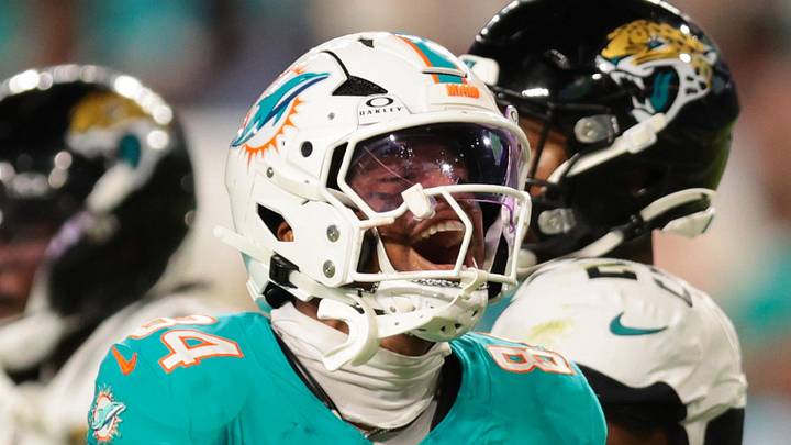 Miami Dolphins wide receiver Erik Ezukanma Miami Dolphins wide receiver Erik Ezukanma