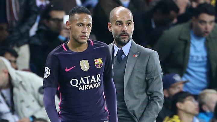 Pep Guardiola und Neymar