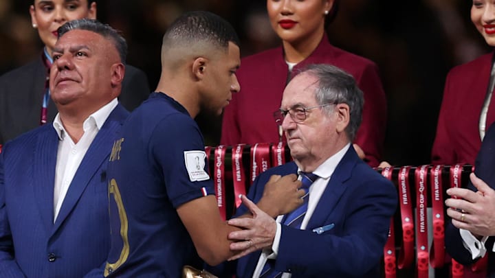 Kylian Mbappé et Noël Le Graët - Qatar 2022