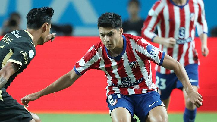 Obed Vargas con el Atlético de Madrid Obed Vargas con el Atlético de Madrid