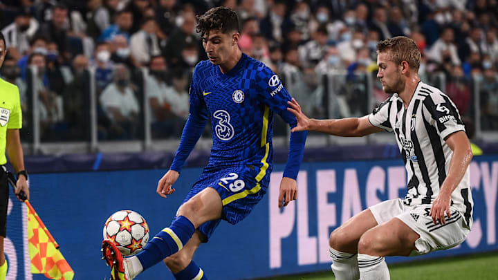Kai Havertz, Matthijs de Ligt e mais: os 10 jogadores mais valiosos do confronto entre Chelsea e Juventus.