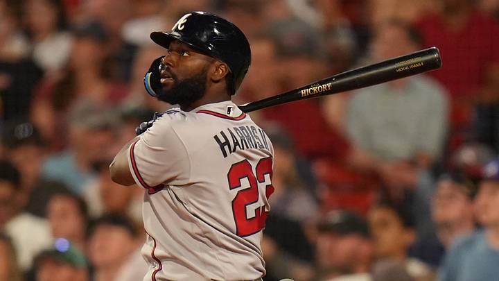 The Braves' centerfielder had his strongest night of the season The Braves' centerfielder had his strongest night of the season