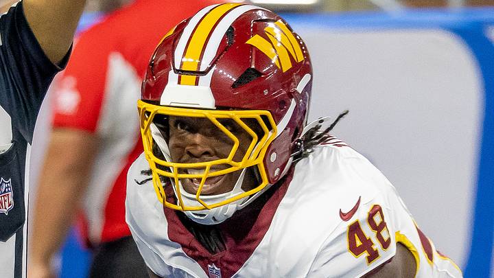 Washington Commanders outside linebacker Joshua Josephs Washington Commanders outside linebacker Joshua Josephs