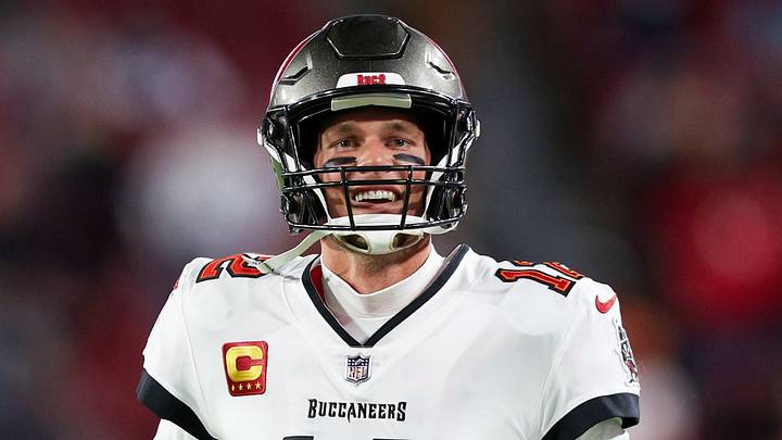 Jan 16, 2023; Tampa, Florida, USA; Tampa Bay Buccaneers quarterback Tom Brady (12) takes the field before a wild card game against the Dallas Cowboys at Raymond James Stadium. Mandatory Credit: Nathan Ray Seebeck-USA TODAY Sports Jan 16, 2023; Tampa, Florida, USA; Tampa Bay Buccaneers quarterback Tom Brady (12) takes the field before a wild card game against the Dallas Cowboys at Raymond James Stadium. Mandatory Credit: Nathan Ray Seebeck-USA TODAY Sports