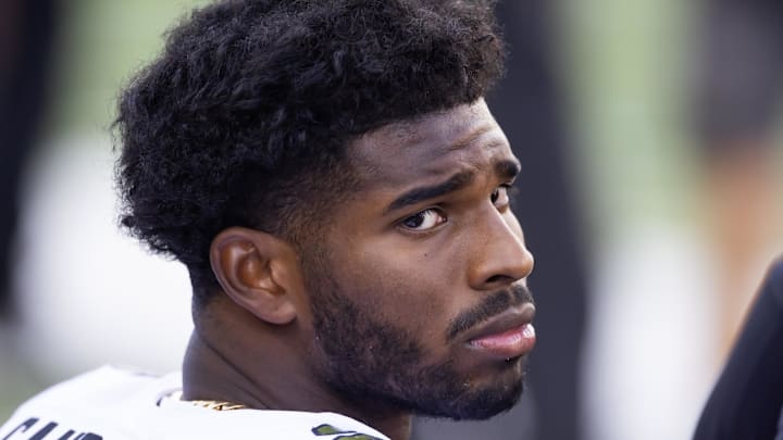 Shedeur Sanders is aiming to be fairly obvious about where he'll end up in the NFL