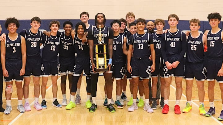 DePaul College Prep wins the 2024 Pontiac Holiday Tournament championship.