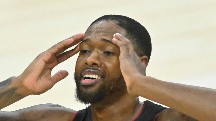 Cleveland, Ohio, USA; Miami Heat forward Haywood Highsmith (24) reacts in the fourth quarter of game two of the first round of the 2025 NBA Playoffs against the Cleveland Cavaliers at Rocket Arena on Apr 23, 2025. Cleveland, Ohio, USA; Miami Heat forward Haywood Highsmith (24) reacts in the fourth quarter of game two of the first round of the 2025 NBA Playoffs against the Cleveland Cavaliers at Rocket Arena on Apr 23, 2025.