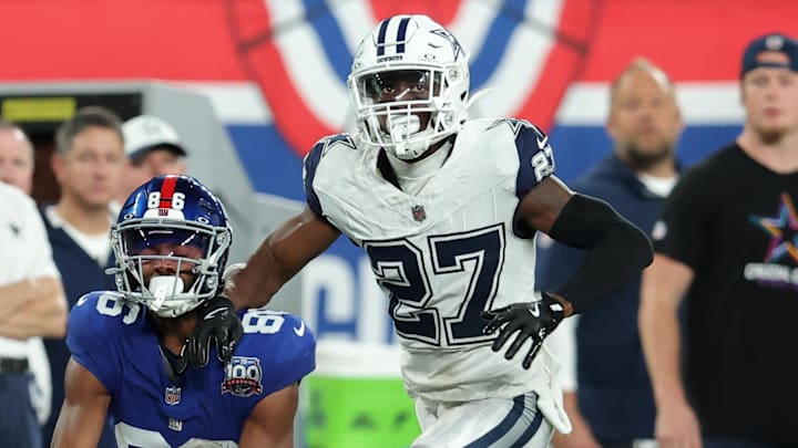 Dallas Cowboys cornerback Amani Oruwariye (27).