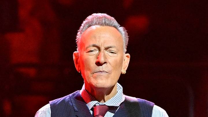 Bruce Springsteen performs in concert