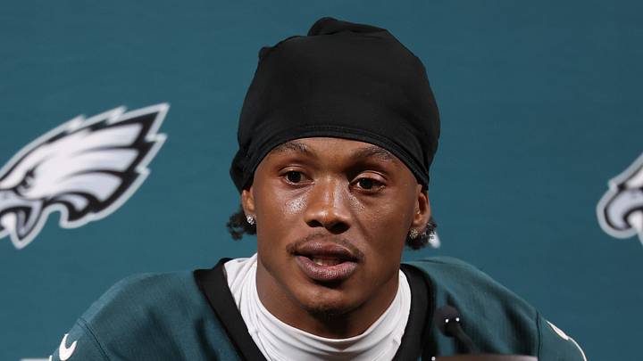 Philadelphia Eagles wide receiver Dontayvion Wicks Philadelphia Eagles wide receiver Dontayvion Wicks