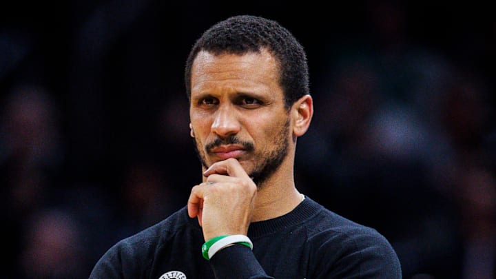 Boston Celtics head coach Joe Mazzulla