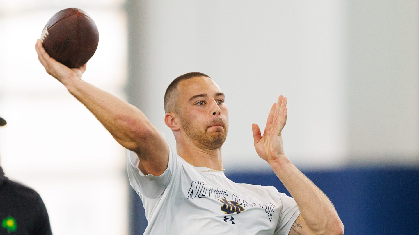 CJ Carr's Legendary Scrimmage Showing During Notre Dame Spring Practice