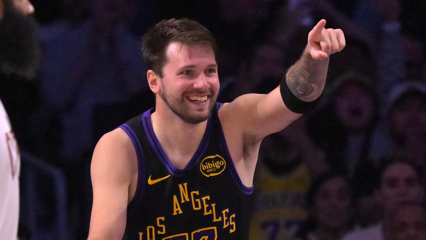 Luka Doncic Seen at Lakers' Practice Facility Ahead of Game 2