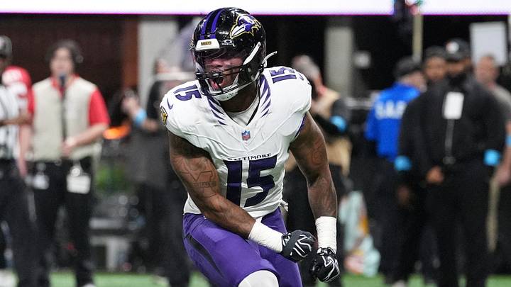 Baltimore Ravens linebacker Mike Green. Mandatory Credit: Dale Zanine-Imagn Images