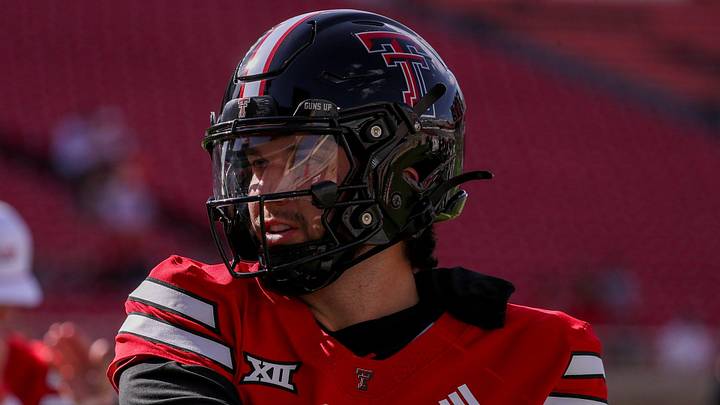 Texas Tech's Brendan Sorsby goes through warmups before the spring football game, Friday, April 17, 2026, at Jones AT&T Stadium. Texas Tech's Brendan Sorsby goes through warmups before the spring football game, Friday, April 17, 2026, at Jones AT&T Stadium.