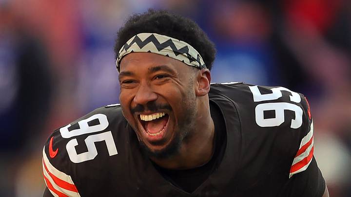 Cleveland Browns defensive end Myles Garrett.