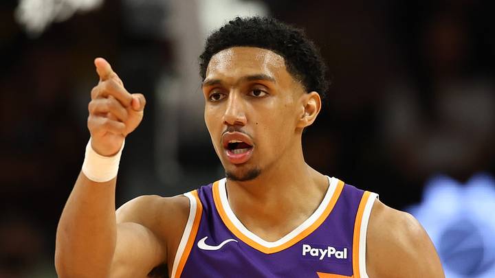 Phoenix, Arizona, USA; Phoenix Suns forward Ryan Dunn (0) reacts against the Los Angeles Lakers in the second half at Mortgage Matchup Center on Feb 26, 2026. Phoenix, Arizona, USA; Phoenix Suns forward Ryan Dunn (0) reacts against the Los Angeles Lakers in the second half at Mortgage Matchup Center on Feb 26, 2026.