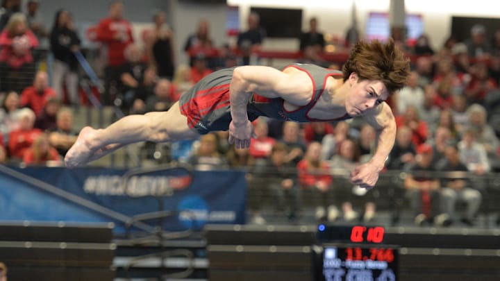 Oklahoma gymnast Emre Dodanli 
