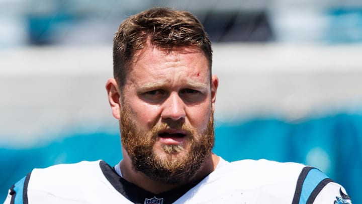 Carolina Panthers offensive lineman Brady Christensen