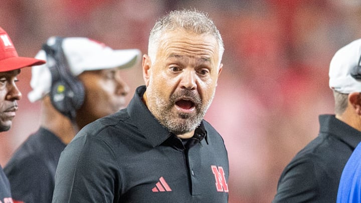 Nebraska football head coach Matt Rhule.