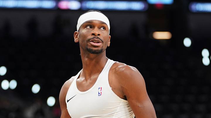 May 28, 2026; San Antonio, Texas, USA; Oklahoma City Thunder guard Shai Gilgeous-Alexander (2) warms up before the start of game six of the western conference finals for the 2026 NBA playoffs at Frost Bank Center. Mandatory Credit: Dustin Safranek-Imagn Images
