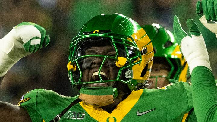 Oregon defensive lineman Aydin Breland Oregon defensive lineman Aydin Breland