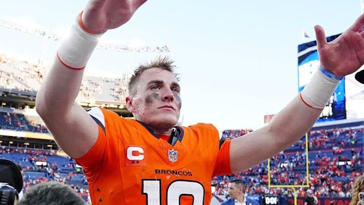 Denver Broncos quarterback Bo Nix 