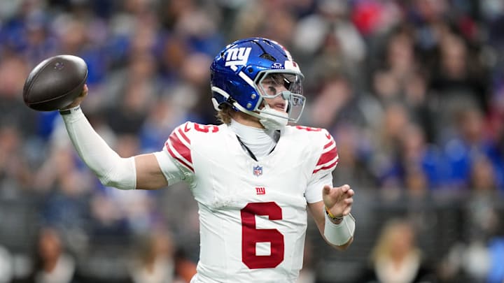 New York Giants quarterback Jaxson Dart