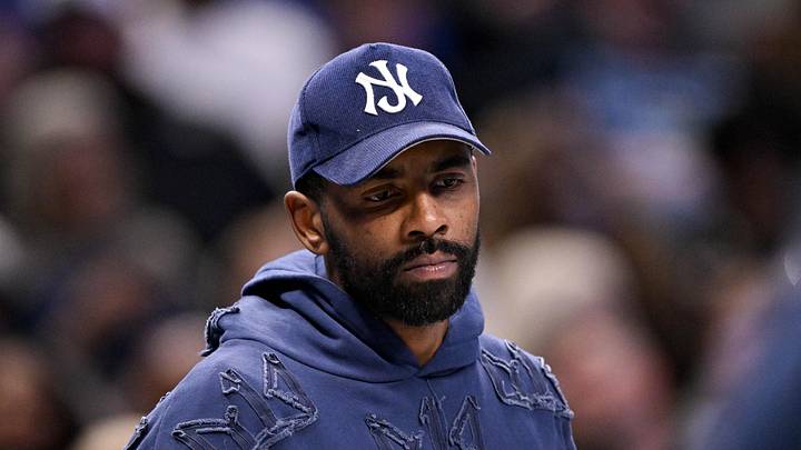 Nov 22, 2025; Dallas, Texas, USA; Dallas Mavericks guard Kyrie Irving (11) looks on during the second half against the Memphis Grizzlies at the American Airlines Center. Mandatory Credit: Jerome Miron-Imagn Images