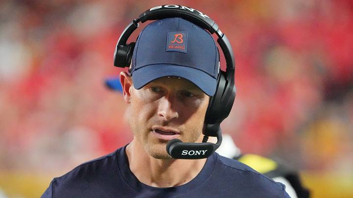 Chicago Bears head coach Ben Johnson