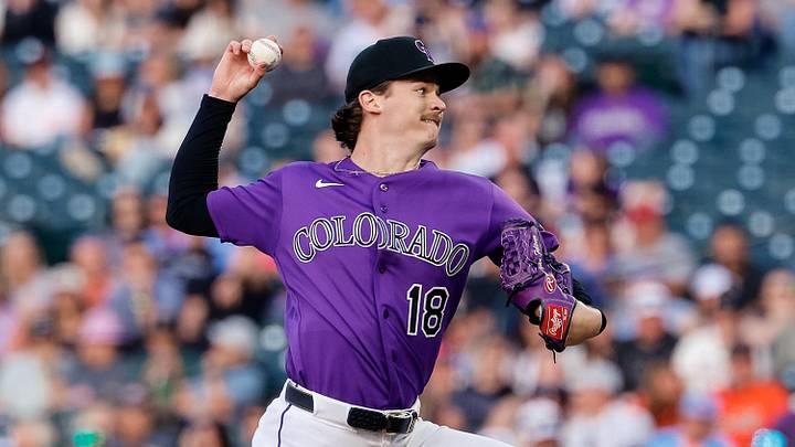 Colorado Rockies starting pitcher Ryan Feltner. Colorado Rockies starting pitcher Ryan Feltner.