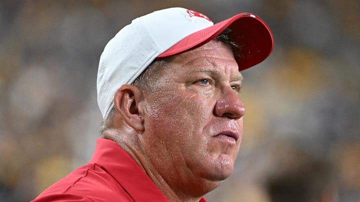 Aug 16, 2025; Pittsburgh, Pennsylvania, USA; Tampa Bay Buccaneers General Manager Jason Licht watches the action against the Pittsburgh Steelers during the second half at Acrisure Stadium. Mandatory Credit: Barry Reeger-Imagn Images