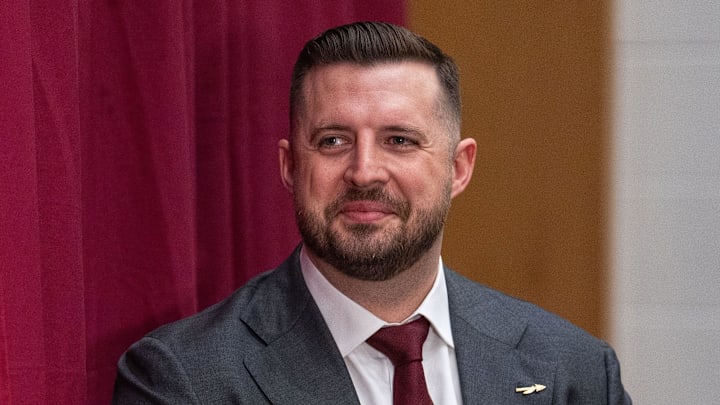 Florida State’s new head basketball coach Luke Loucks introduces himself, shares his beliefs and coaching style during a press conference Monday, March 10, 2025.