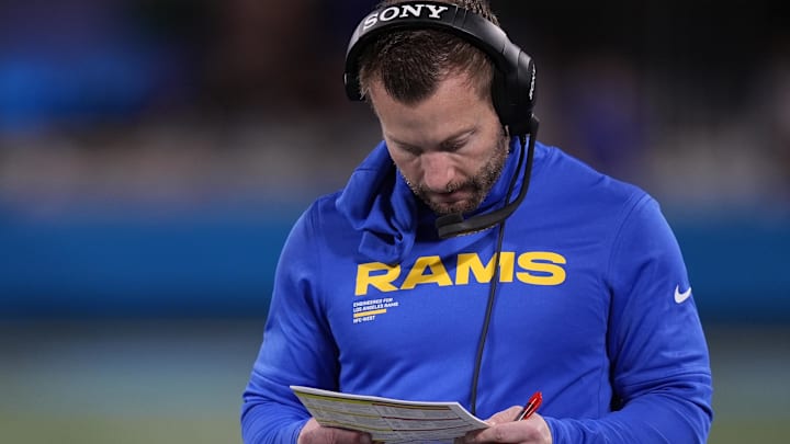 Los Angeles Rams head coach Sean McVay